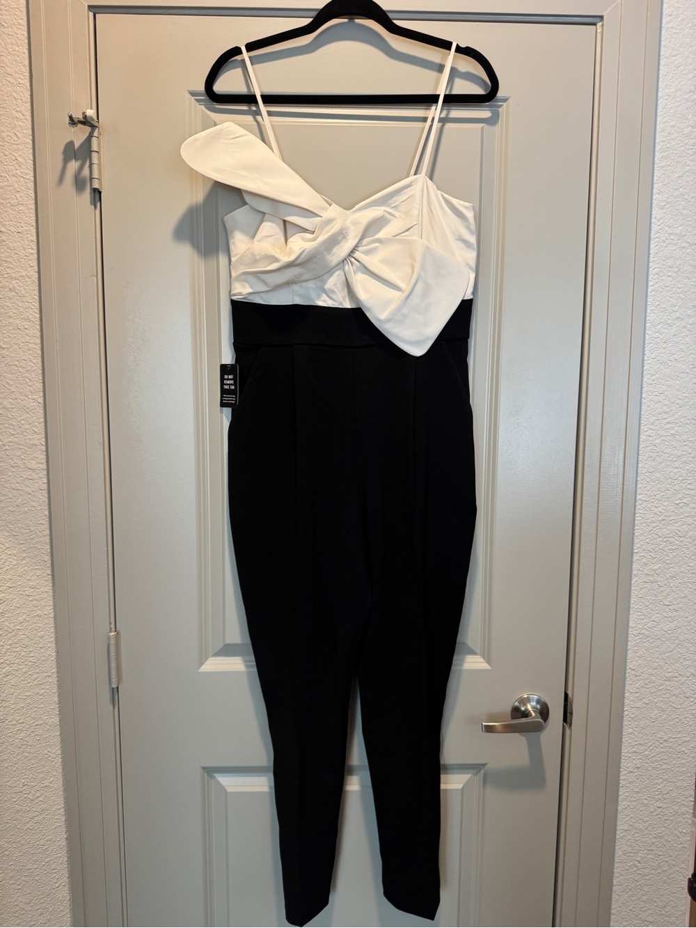 Express - Black and Ivory Jumpsuit. Size M NEW!